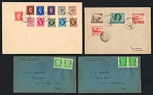 1941-43 Jersey, German Occupation, Germany, Four Covers