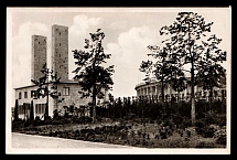 1933-1945 'Berlin - Reich Sports Field. East Gate with view of the German Battlefield', Propaganda Postcard, Third Reich Nazi Germany