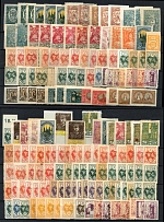 Republic of Central Lithuania, Small Stock of Stamps