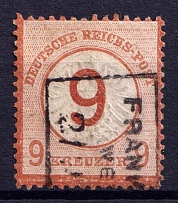 1874 9kr German Empire, Germany (Mi. 30, Canceled, CV $780)