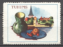 Latvia Tukums Baltic Non-Postal Label
