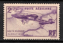 1934 2.25f France, Airmail (Mi. 294, Full Set, CV $30, MNH)