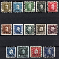 1914-16 Austria-Hungary, Issue for Serbia (Mi. 1, 2, 4 - 6, 8, 9, 11, 13, 15, 16, 18, 19, 21, Signed, CV $290)