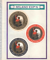 1906 International Exhibition in Milan, Italy, Stock of Cinderellas, Non-Postal Stamps, Labels, Advertising, Charity, Propaganda (#657)