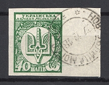 1918 Ukraine Cancellation Novobelitsa Mogilev 40 Шагів
