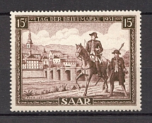 1951 Germany Saar (CV $10, Full Set, MNH)