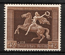 1938 42pf Third Reich, Germany (Mi. 671 y, Full Set, CV $40)