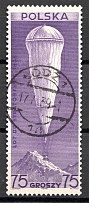 1939 Poland 75 Gr (CV $60, Cancellation Lodz)