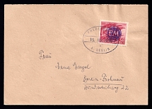 1945 (15 Aug) Fredersdorf (Berlin), Germany Local Post, Cover to Berlin (Mi. 26, Full Set, CV $390)