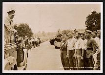 1940 German Occupation Luxembourg The Fuhrer on some road in upper Alsace