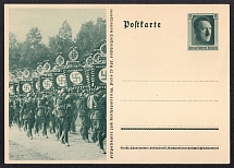 1937 Reich Party Rally of the NSDAP in Nuremberg, Third Reich, Germany, Postal Card