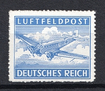 1942-43 Mail Fieldpost, Germany Airmail (Mi. 1By, Full Set, MNH)