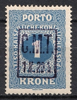 1919 1.20k/1k Romanian Occupation of Kolomyia CMT (Signed)