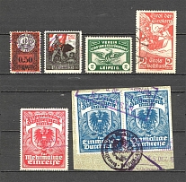 Europe Revenue Stamps Group of Stamps (Canceled)