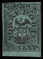 1865 25c Colombia, South America (Mi 36, CV $120)