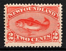 1887 2c Newfoundland, Canada (SG 51, CV $35)