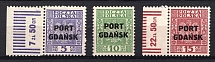 1934-35 Port Gdansk, Poland (Full Set, CV $120, MNH)