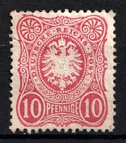 1875-79 10pf German Empire, Germany (Mi. 33 a, CV $70)