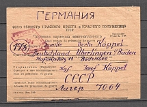 1948 Prisoner of War Card, Censorship