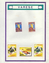 1924-38 Varese, Italy, Stock of Cinderellas, Non-Postal Stamps, Labels, Advertising, Charity, Propaganda (#644)