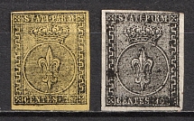 1852 Parma, Italy (Signed, CV $220)