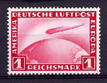 1931 Weimar Republic, Germany, Airmail (Mi. 455, Full Set, CV $130, MNH)