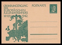 1942 'Founding Conference of the European Youth Association Vienna 1942', Propaganda Postcard, Third Reich Nazi Germany