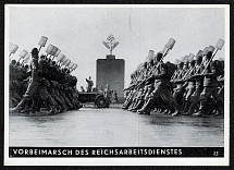 1938 Reich party rally of the NSDAP in Nuremberg, The Reichsarbeitsdienst March Past