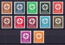 1934 Third Reich, Germany, Official Stamps (Mi. 132 - 142, CV $70, MNH)