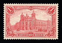 1902-04 1m German Empire, Germany (Mi. 78 A b, Certificate, CV $1,900, MNH)