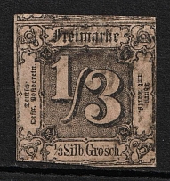 1858 1/3sgr Thurn and Taxis, German States, Germany (Mi. 2, Canceled, CV $200)