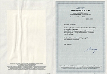1935 Third Reich, Germany, Souvenir Sheet 'OSTROPA' (Mi. Bl. 3, Commemorative Cancellation 'Konigsberg OSTROPA Postwertz Ausstellung', Certificate, CV $1,450)