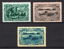 1950 Agriculture in the USSR, Soviet Union, USSR, Russia (Zv. 1436 - 1438, Full Set, MNH)