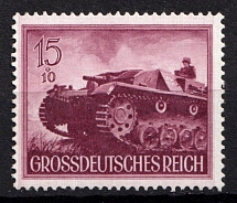 1944 15pf Third Reich, Wehrmacht, Germany (Mi. 880 x, Signed, CV $100, MNH)