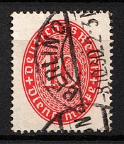 1929 Weimar Republic, Germany, Official Stamp (Mi. 123 Y, Signed, Canceled, CV $30)