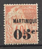 1888-91 Martinique French Colony (CV $70)