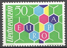 1960 Liechtenstein CV $150 (Full Set, MNH)