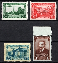 1950 10th Anniversary of the Estonian SSR, Soviet Union, USSR, Russia (Zv. 1466 - 1469, Full Set, CV $60, MNH)