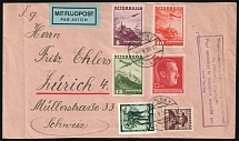 1938 (21 May) Airmail, Third Reich, Germany, Shipment by Rail, Cover from St. Polten to Berlin