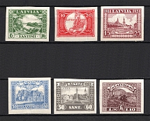 1928 Latvia (Imperforated, Full Set, CV $30)