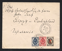 Wenden 1900 (29 Nov) cover of a letter addressed from inside the district to Leipzig (Germany)