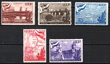 1947 100th Anniversary of the Moscow - Volga Canal, Soviet Union, USSR (MNH)