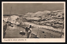 1941 'Warship in Heavy Aft Seas', Propaganda Postcard, Third Reich Nazi Germany