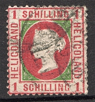 1869-73 Heligoland Germany 1 Sh (CV $420, Cancelled)
