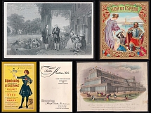Exhibitions, Worldwide, Stock of Cinderellas, Non-Postal Stamps, Labels, Advertising, Charity, Propaganda,
