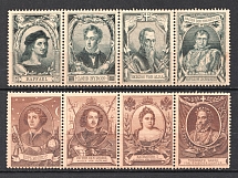 Prominent Figures of Europe, Stock of Cinderellas, Non-Postal Stamps, Labels, Advertising, Charity, Propaganda, Strips (MNH)