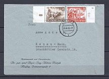 1943 Third Reich cover to Hanau with wehrmacht day stamps