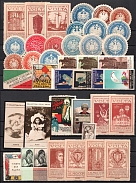 Germany, Europe & Overseas, Stock of Cinderellas, Non-Postal Stamps, Labels, Advertising, Charity, Propaganda (#239A)