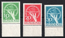1949 West Berlin, Germany (Mi. 68 - 70, Margins, Full Set, CV $170)