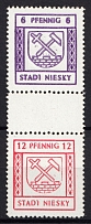 1945 Niesky (Oberlausitz), Germany Local Post (Mi. SZd 8, CV $390, MNH)